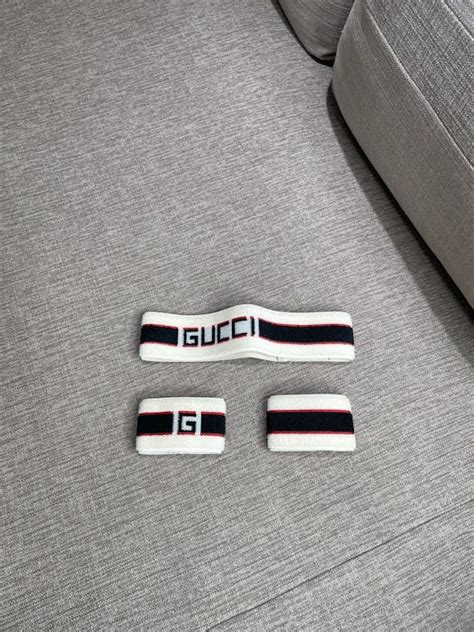 gucci hair clips wholesale|Gucci headband and wristband set.